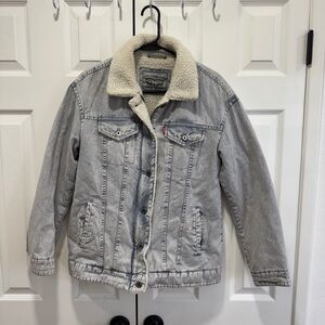 Sherpa Lined Denim Jacket